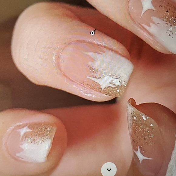 Press On Nail 24 Pieces Star Pattern False Nails - Picture 2 of 6